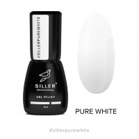 Гель-лак Siller Pure White, 8мл