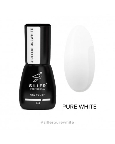 Гель-лак Siller Pure White, 8мл