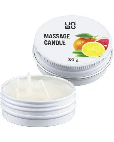 Массажна свічка цитрус Uno Massage Candle Citra , 30г