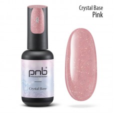 База светоотражающая розовая PNB Crystal Base Pink, 8мл