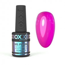 Гель лак Oxxi Витражный Crystal Glass CG№028(яркий розовый, неоновый, витражный)