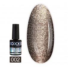 Гель лак Oxxi 10мл Moonstone №002(серо-бронзовый, лунный камень)