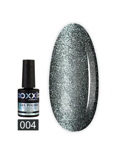 Гель лак Oxxi 10мл Moonstone №004(сірий, лунний камінь)