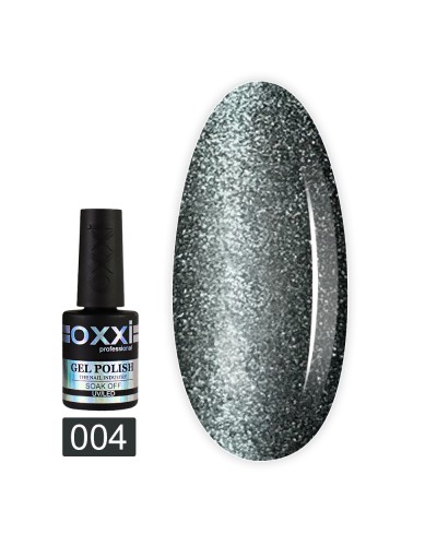 Гель лак Oxxi 10мл Moonstone №004(серый, лунный камень)