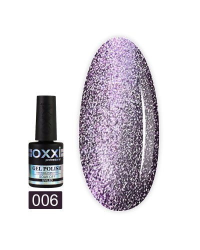 Гель лак Oxxi 10мл Moonstone №006(приглушений фіолетовий, лунний камінь)