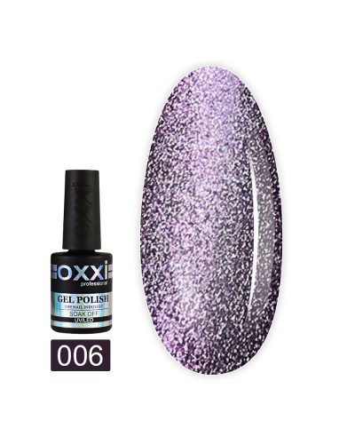 Гель лак Oxxi 10мл Moonstone №006(приглушенный фиолетовый, лунный камень)