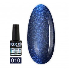 Гель лак Oxxi 10мл Moonstone №010(насычений синій, лунний камінь)