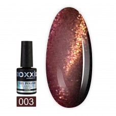 Гель лак Oxxi MagicCat№03(коричневый с фиолетовым магнитным бликом)