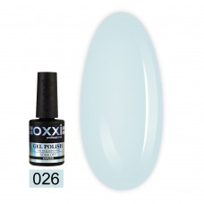 Гель лак Oxxi № 026(голубой, эмаль)