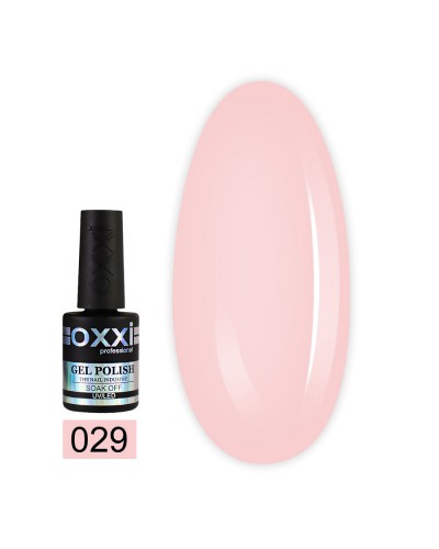 Гель лак Oxxi № 029(светлый лилово-розовый, эмаль)