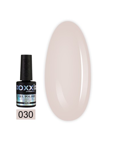 Гель лак Oxxi № 030(светлый серый, эмаль)