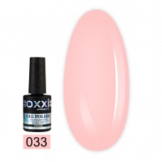 Гель лак Oxxi № 033(бледный розовый, эмаль)