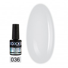 Гель лак Oxxi № 036(голубо-серый, эмаль)