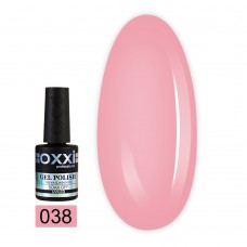 Гель лак Oxxi № 038(пастельный бежево-розовый, эмаль)