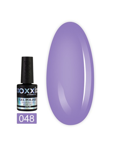 Гель лак Oxxi № 048 (голубо-фиолетовый эмаль)