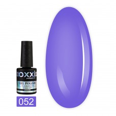 Гель лак Oxxi № 052(светлый сине-фиолетовый, эмаль)