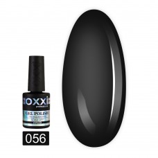Гель лак Oxxi № 056(чёрный, эмаль)