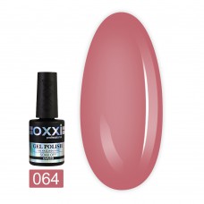 Гель лак Oxxi № 064(темный серо-розовый, эмаль)