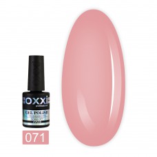 Гель лак Oxxi № 071(светлый серо-розовый, эмаль)