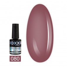 Гель лак Oxxi № 080(бледная марсала, эмаль)