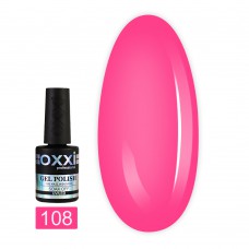 Гель лак Oxxi № 108(очень яркий розовый, неоновый)