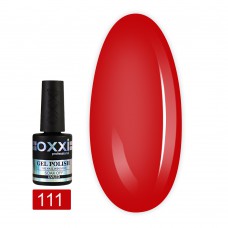 Гель лак Oxxi № 111(темный красный, эмаль)