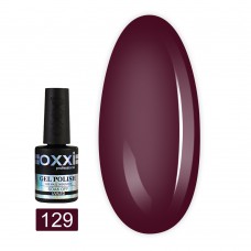 Гель лак Oxxi № 129(вишневый, эмаль)
