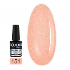 Гель лак Oxxi № 151(нежный розово-персиковый с микроблеском)