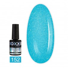 Гель лак Oxxi № 152(яркий голубой с микроблесоком)