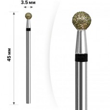 Алмазная насадка Шарик Black 3,5 мм (М-019)