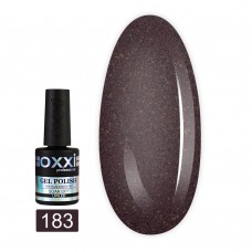 Гель лак Oxxi № 183(темный вишневый, микроблеск)
