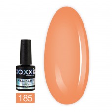 Гель лак Oxxi № 185(яркий оранжевый, неоновый)