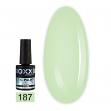 Гель лак Oxxi № 187(бледный салатовый, эмаль)