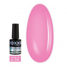 Гель лак Oxxi № 232(нежно-розовый, эмаль)