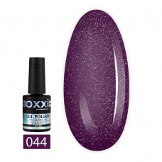 Гель лак Oxxi № 044(темный фиолетовый, микроблеск)