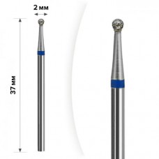 Алмазная насадка mART Шарик Синий 2 мм (М-020)