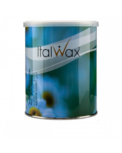 Воск для депиляції у банці Азулен ItalWax Azulene, 800мл