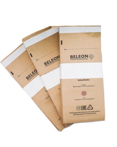 Стерилізаційний пакет 100х200 Beleon, 100шт (упаковка)