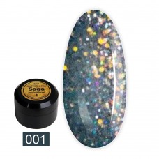 Гель Опал Saga Glitter Opal №1, 8мл