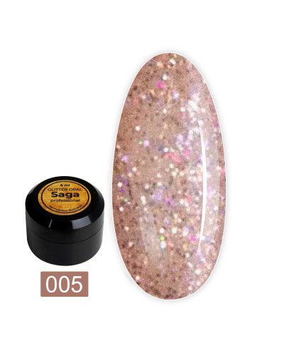 Гель Опал Saga Glitter Opal №5, 8мл
