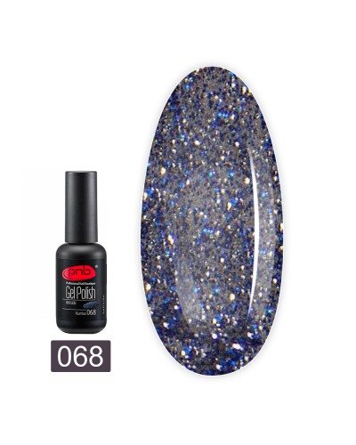 Гель-лак PNB 068 мини/ Gel nail polish PNB 068 mini, 4мл