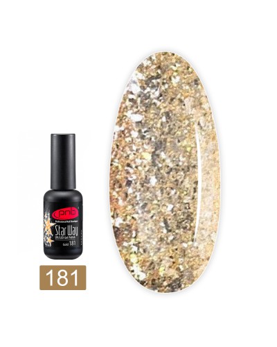 Гель-лак PNB 181 мини/ Gel nail polish PNB 181 mini, 4мл