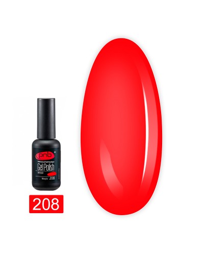 Гель-лак PNB 208/Gel nail polish PNB 208, 8мл