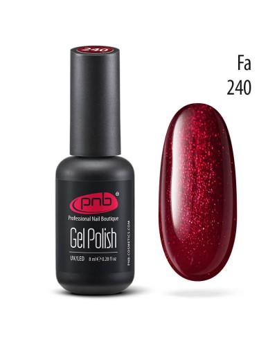 Гель-лак PNB 240/Gel nail polish PNB 240, 8мл