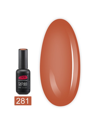 Гель-лак PNB 281/Gel nail polish PNB 281, 8мл