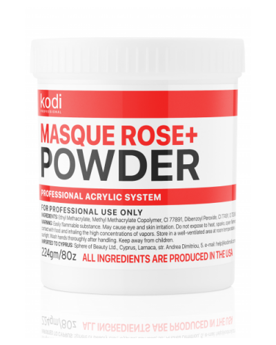 Акрилова пудра матуюча Masque Rose Powder, 224г