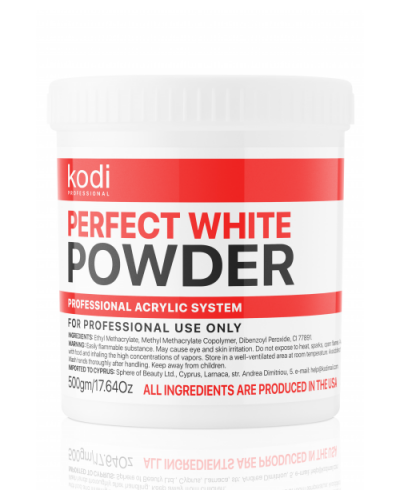 Акриловая пудра прозрачная Kodi Perfect Clear Powder, 500г