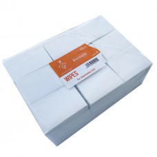 Серветки безворсові білі BeeNails (1000шт), упаковка
